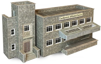 N Gauge Old Factory Gebäude Bausatz Metcalfe PN187