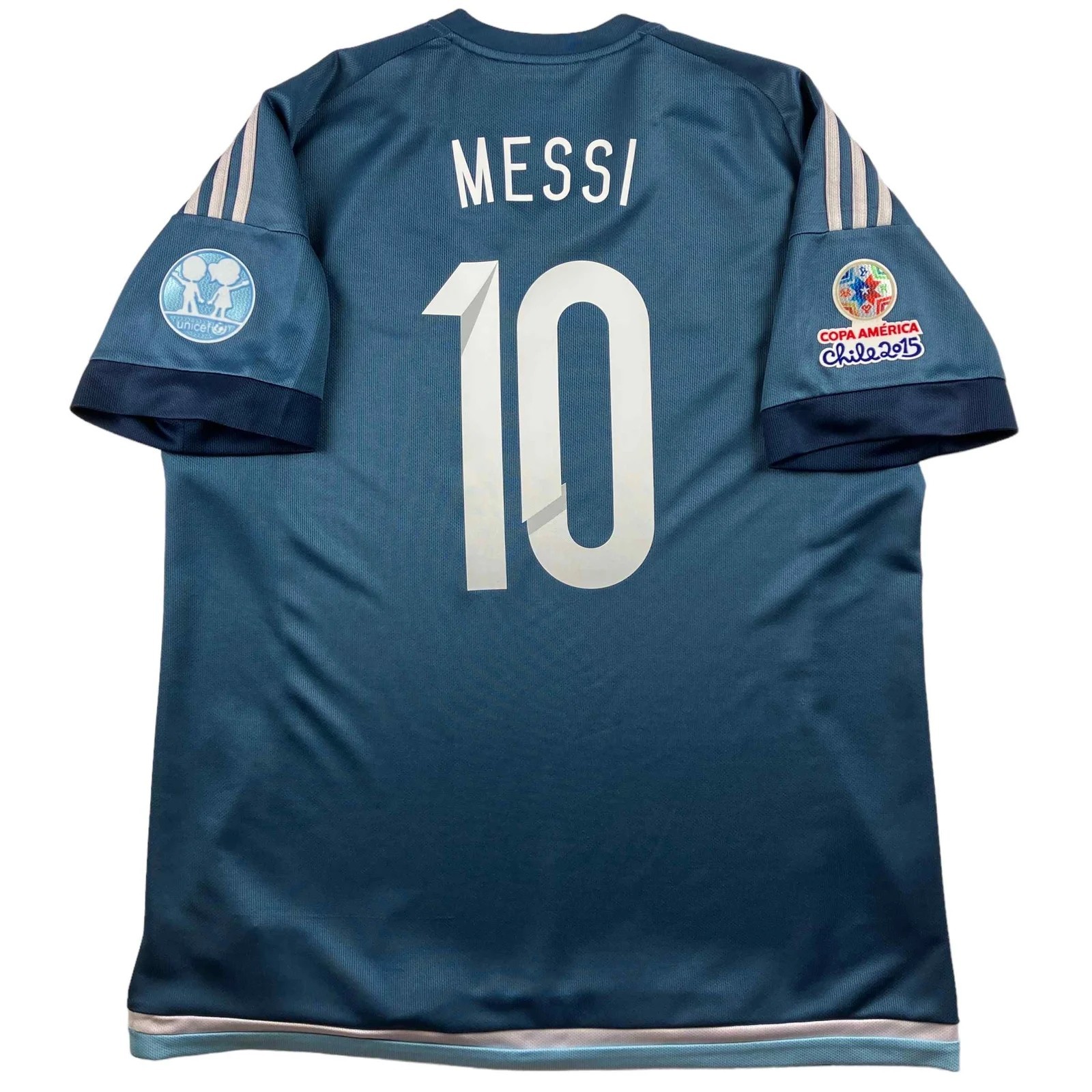 Argentina 2015-17 Adidas away Lionel Messi football jersey shirt size XL