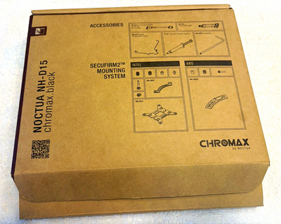 Noctua NH-D15 chromax.black Tower CPU Cooler 140mm 82.52CFM 1500RPM