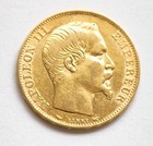 Pièce 20 francs or Napoléon III 1854 A