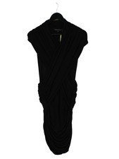 French Connection Bodycon Midi Dress UK10 in Black