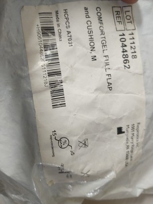 Respironics Comfort Gel Full Flap And Cushion Size M 1044862 Lot Of 3