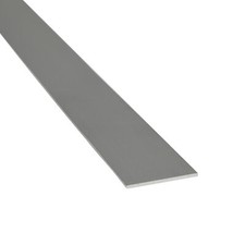 Aluminium Barre Plate Argent Anodisé 1-3 M Matériau Alu Profil