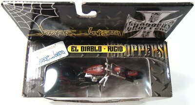 WEST COAST CHOPPERS JESSE JAMES EL DIABLO RIGID 1/18 1:18 BIKE RED