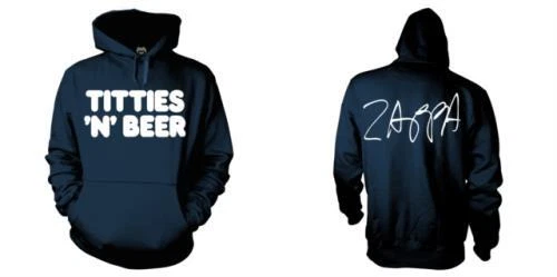 VETEMENTS FRANK ZAPPA: TITTIES 'N' BEER Felpa con cappuccio (S)