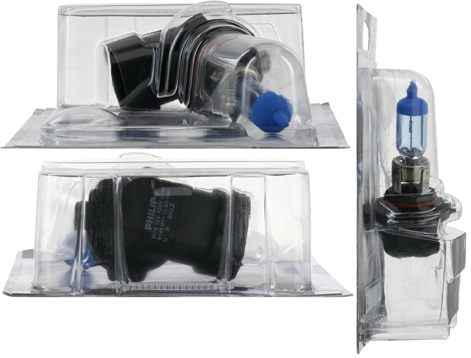 Philips Crystal Vision Platinum H10 9145 45W Dos Bombillas Luz Antiniebla Reemplazar Stock Foto 4 de 4