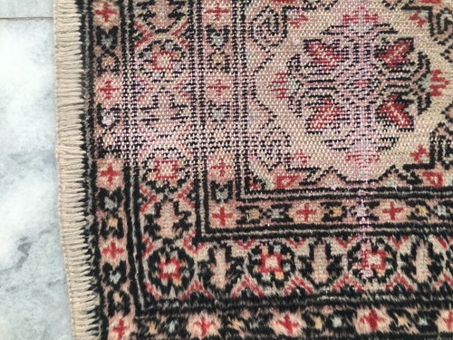 Vintage Afghan Rug Best Oushak Design Rug Hand knotted Medallion Rug 2x3 ft - Picture 6 of 11