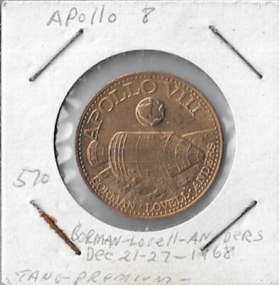 APOLLO VIII BORMAN LOVELL ANDERS DEC. 21-27, 1968 1