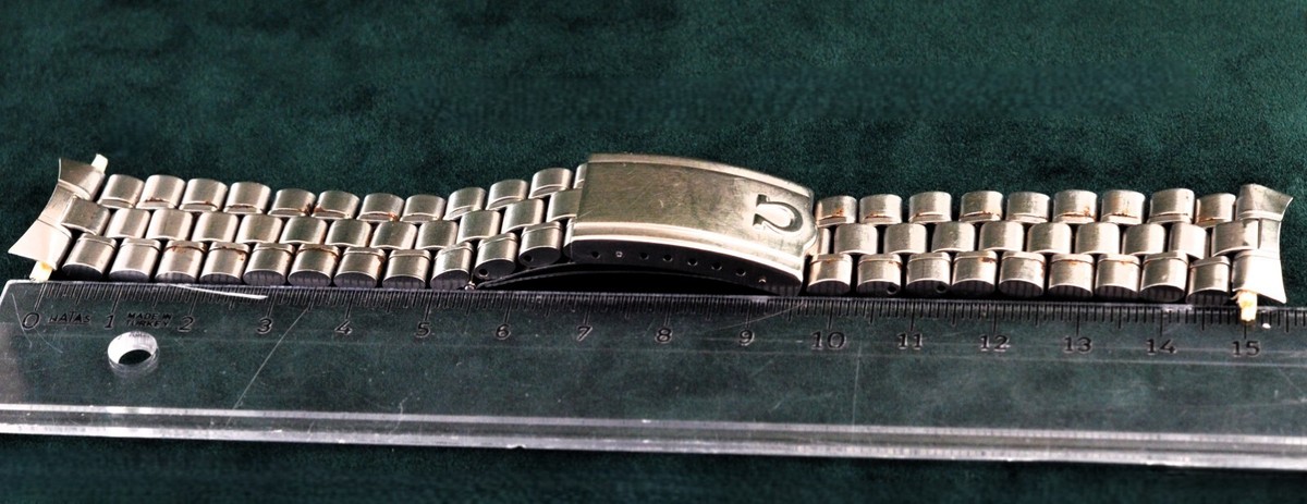 Omega 8mm ブレスレット 金属ベルト 1118 067 166.010 Vintage OMEGA 1118 19 mm lug 15 cm Long Bracelet 526 End Link | eBay
