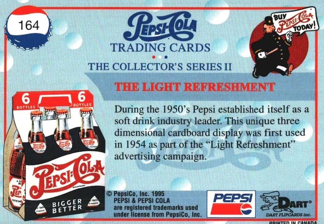 Pepsi Cola 1995 Trading Card #164 | eBay