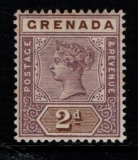 Grenada 1895 1999 Queen Victoria 2d Two Pence SG50 MLH