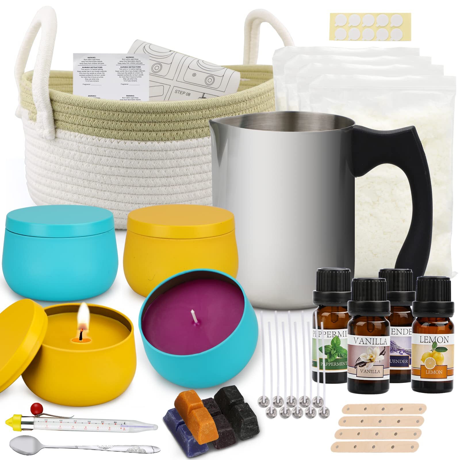 Candle Making Kit DIY Candle Making Supplies Crafts for Adults and Kids with ...-image