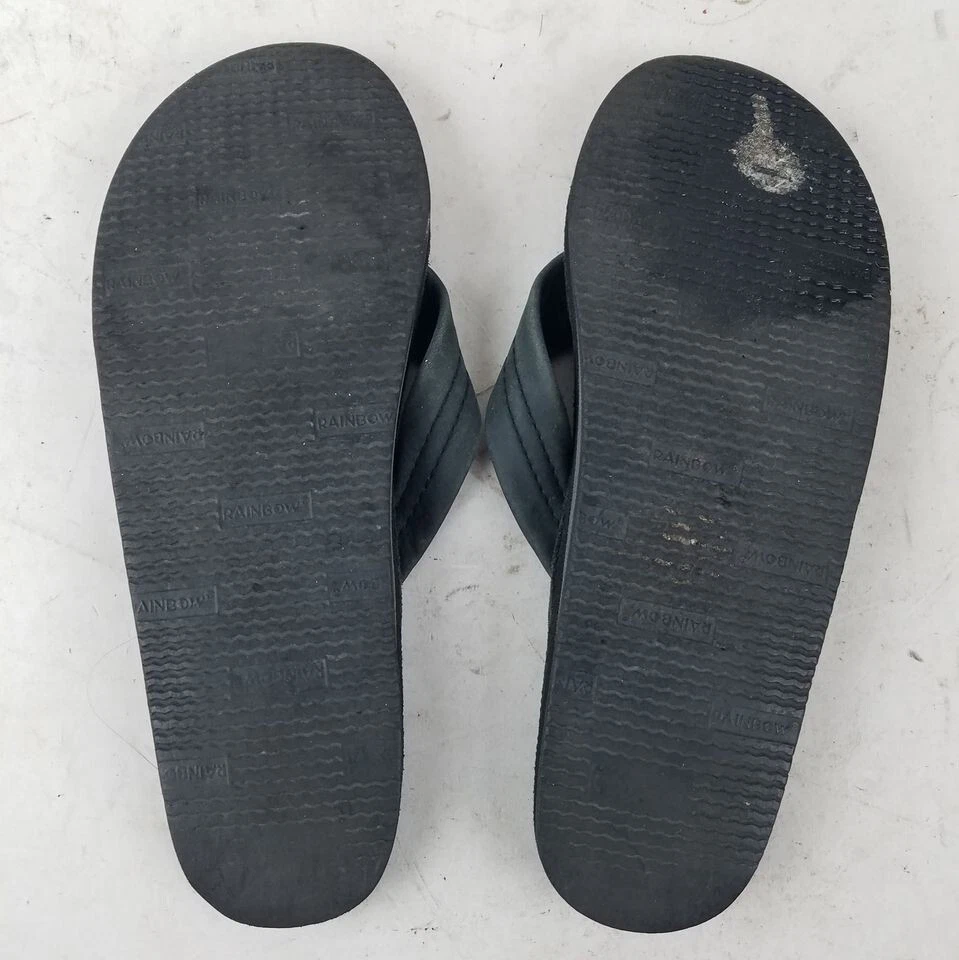 Gray rainbow sale flip flops