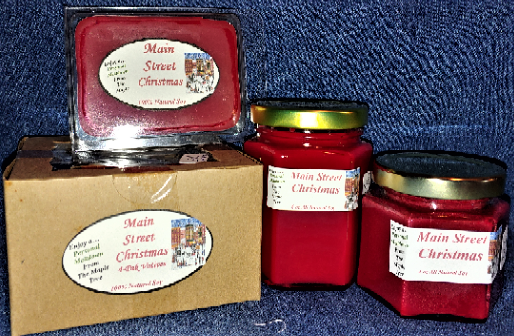 **NEW** Hand Poured Holiday Soy Candles, Tarts & Votives - Main Street Christmas