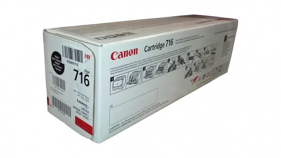 Canon CRG-716 Tonerkartusche 1980B002[AA], Schwarz für Canon MF8040Cn ...