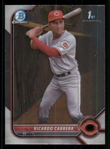 2022 Bowman Chrome Prospects #BCP158 Ricardo Cabrera