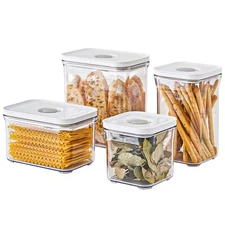 Food Storage Containers 4-piece/Set BPA Free 100% Leak Proof ...