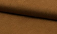 Luxury STRETCHY Faux Suede Suedette Fabric Material - HAVANNA