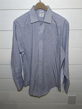 Brooks Brothers Men  s Dress Shirt Size 16/32