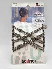 Scunci Effortless Beauty Upzing Beaded Clip - Silver