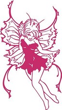 Fairy Faerie Fantasy Mythical Girl Car Truck Window Laptop Vinyl Decal Sticker