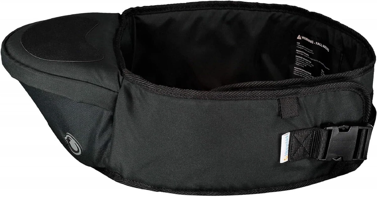 Hippychick Hipseat Baby Carrier Black Back Support Practical and Easy to Use