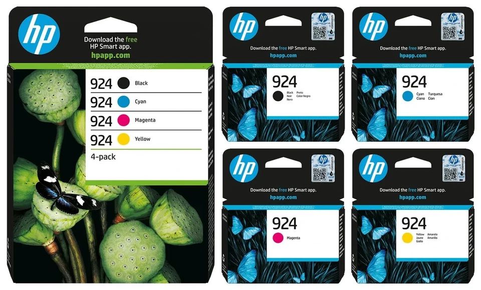 HEWLETT PACKARD ENTERPRISE 6C3Z1NE ORIGINAL HP Multipack nero / ciano / magenta / giallo 6C3Z1NE 924