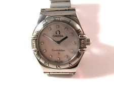 Omega Constellation “My Choice” Ladies Watch Diamonds Stainless Steel MOP Quartz 15