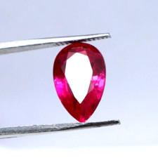 Natural Ceylon Pink Sapphire 30 Ct Pear Cut Faceted Certified Loose Gemstone