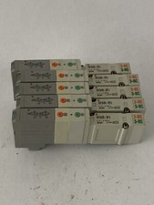 Lot Of 5 SMC SV1A00-5FU Pneumatic Solenoid Valve 5-Port 24VDC