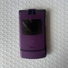Original Motorola RAZR V3 Flip Mobile Phone Unlocked Cellphone Camera  2G GSM