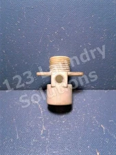 Washer White Metric Water Inlet Nipple For Wascomat 438 005604 Used NIPPLE
