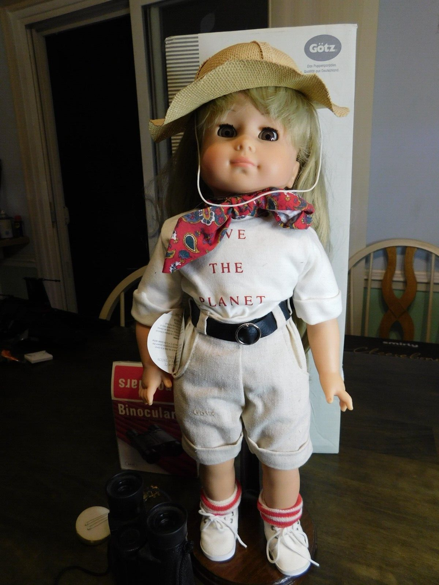 Vintage 1996 Gotz Doll, Christine Doll Save The Planet, Design a