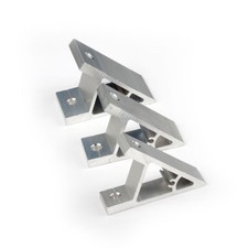 CJ45A Aluminio Esquina 45 Grados Junta Soporte T Ranura Perfil 2020/3030/4040/4545