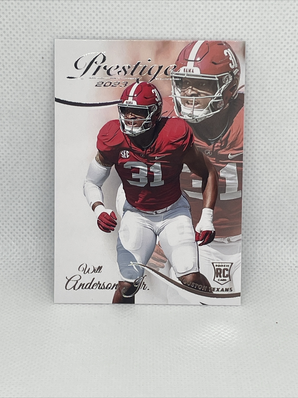 2023 WILL ANDERSON JR PANINI PRESTIGE NFL #387 ROOKIE RC CARD HOUSTON TEXANS