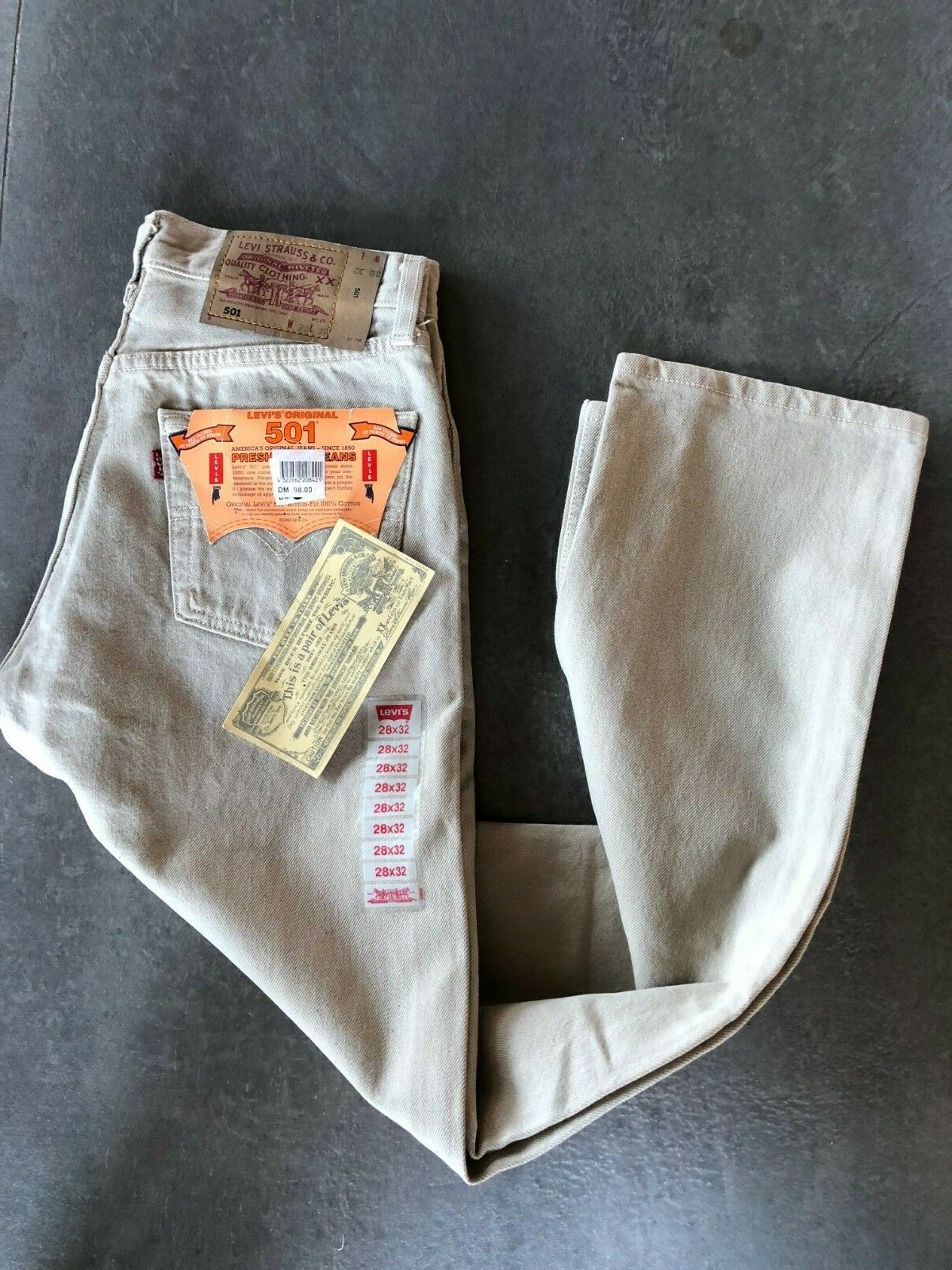 levis 501 28x32