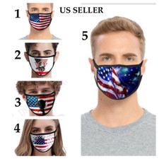 American Flag FACE MASK Reusable Washable Unisex Face Cover USA Seller