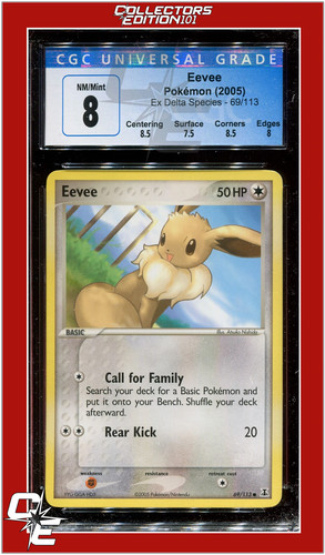 Eevee graded CGC 8 for sale on eBay
