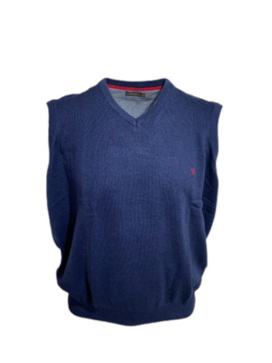 Farah Men's Premium Cotton tank Top in Navy size 2XL-5XL