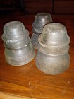 Glass Insulator Vintage Hemingray No 42 Clear Glass Insulators. Made in the USA — photo 3