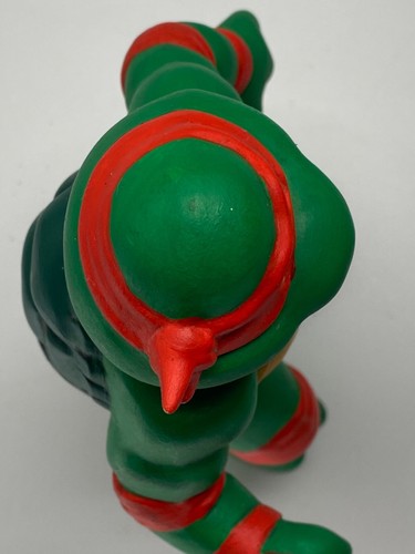 Vintage 80’s Teenage Mutant Ninja Turtle 7” TMNT RAPHAEL Ceramic Painted Statue - Picture 12 of 14