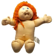 Cabbage Patch Kid CPK  Head Mold 2 Factory KT 1982  Red Hair dimples Blue Eyes