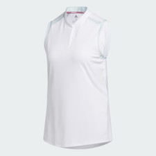 Adidas NWT Ultimate 365 Solid Sleeveless White Shirt Women Medium