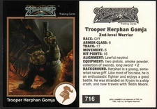 1991 TSR AD&D Gold Border RPG Fantasy Art Card #716 Dungeons Dragons SpellJammer