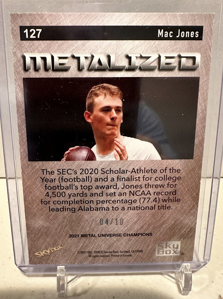 NFLカードMetal Universe PMG他 Mac Jones NFL