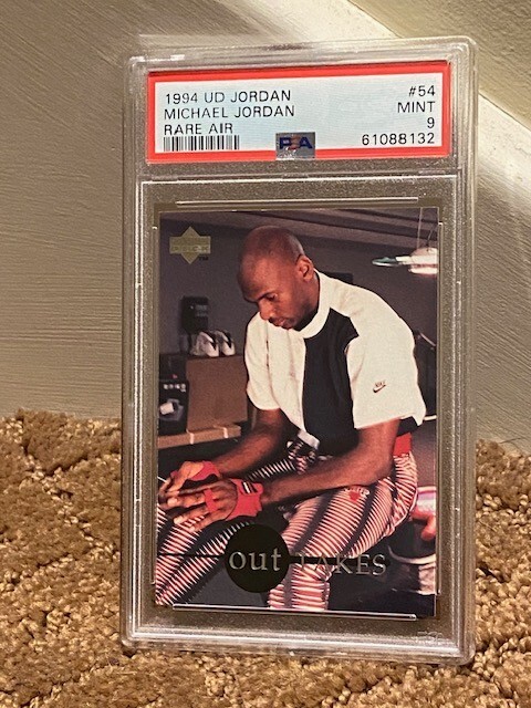 1994 UD Upper Deck Rare Air Michael Jordan MJ PSA 9 #54 Card LOW 