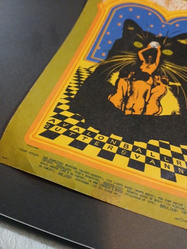 Vtg Postcard 1960's Robert Fried Canned Heat Handbill Avalon Ballroom - Picture 4 of 6