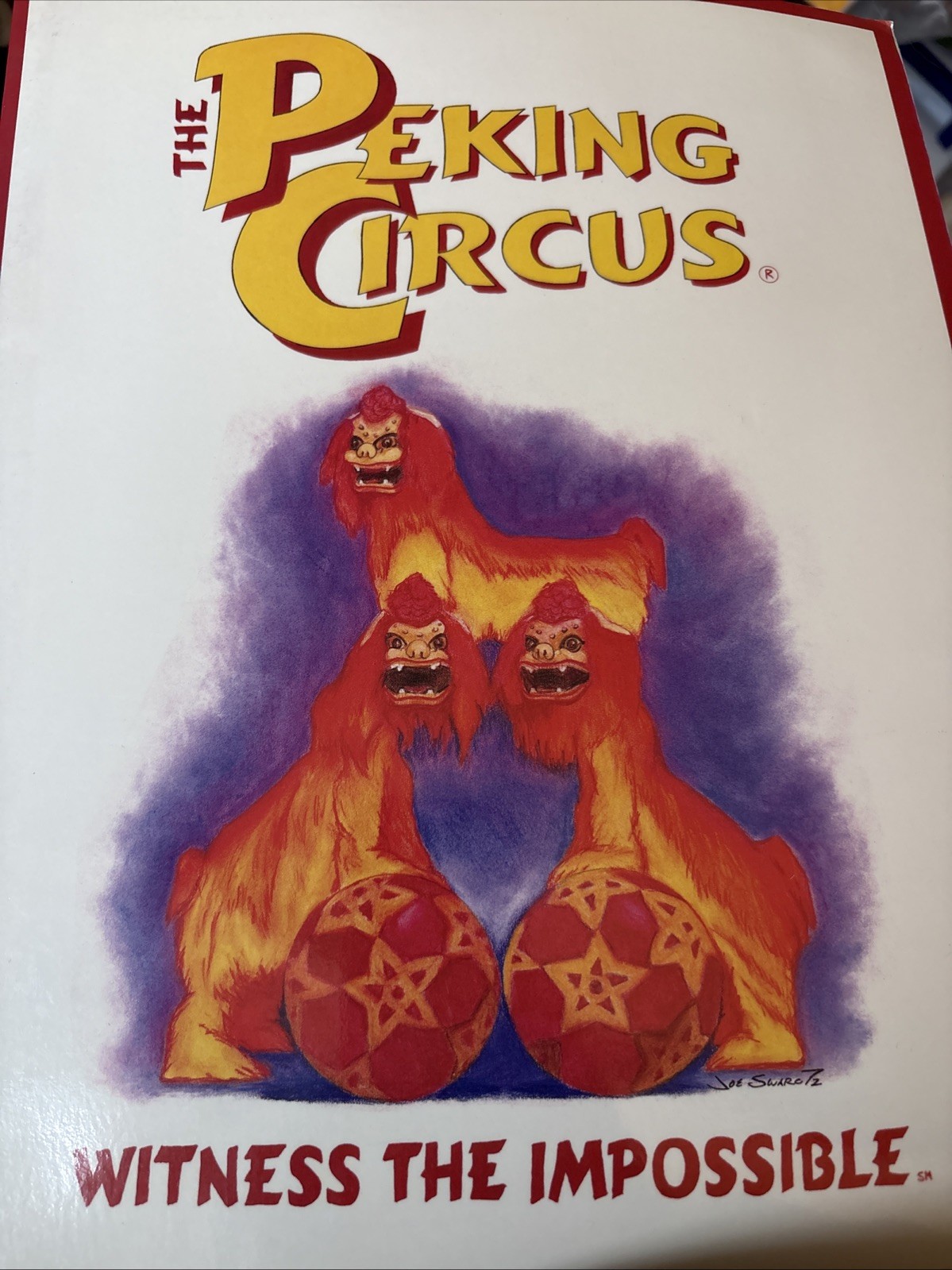Peking Circus 1992 Program Programme | eBay