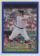 2018 Panini Donruss Retro 1984 Holo Blue Andrew Benintendi #227 0ps8