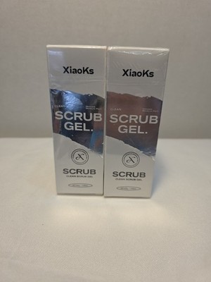 Set Of 2 -Scrub Gel Soft Exfoliating Face Body Scrub,Deep Clean Pores,Blackheads